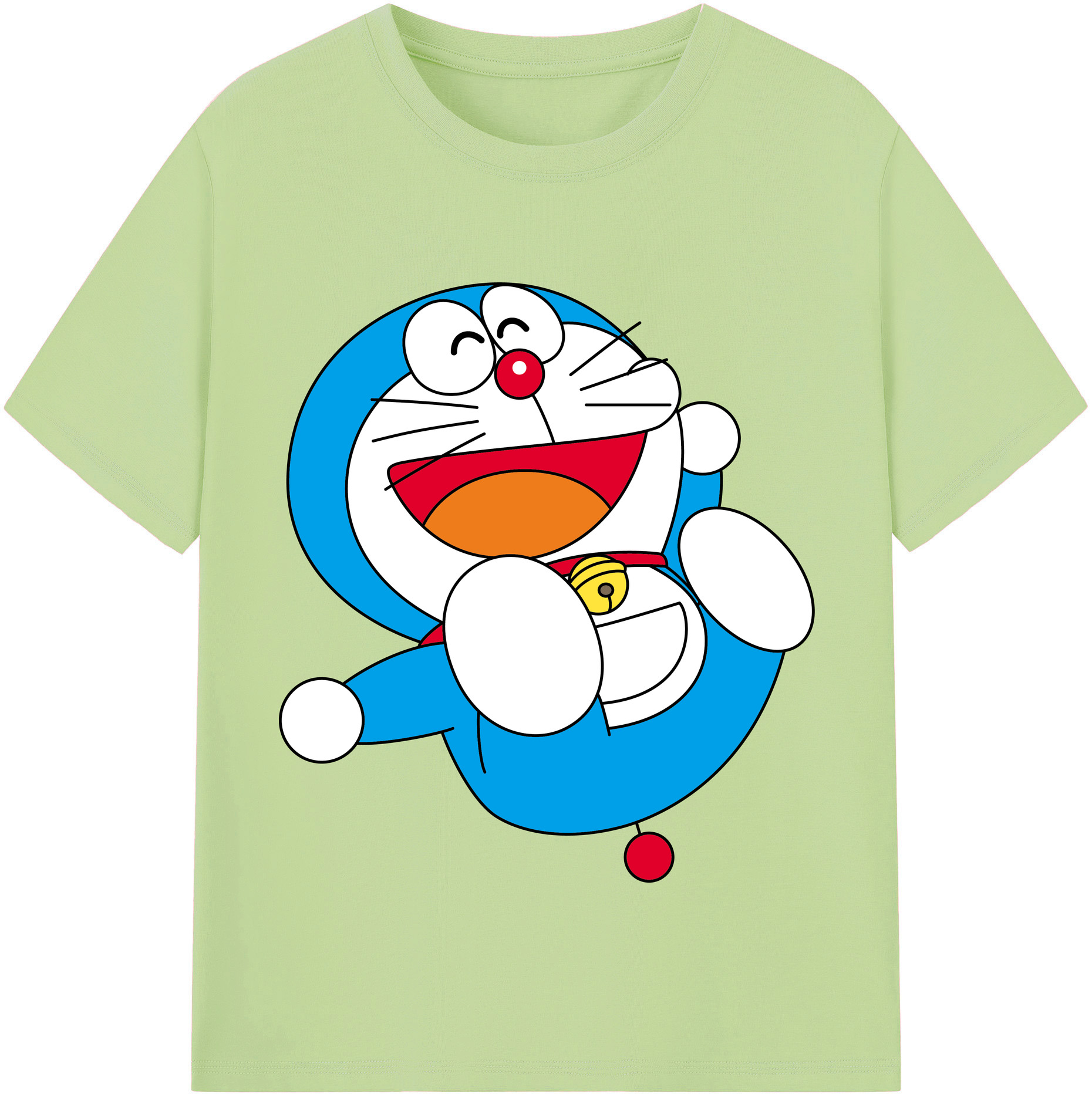 （画像用） ドラえもん Doraemon 綿100％半袖Tシャツ（フロントプリント）